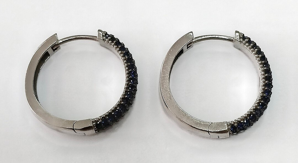 Серьги из серебра "Эстерелла", 925 пробы, с фианитами