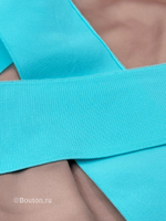 Подвяз трикотажный голубой(лазурный) 0,9 м, ширина 7 см