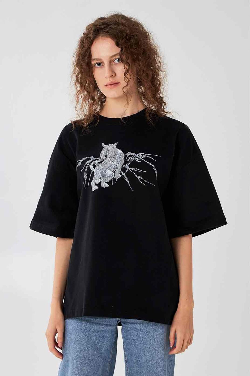 Футболка HELGI INGVARR Арысь-Поле Черная