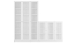 Книжный стеллаж Билли 85 Белый Фасадный 0101 240*30*202 см,    Фиеста