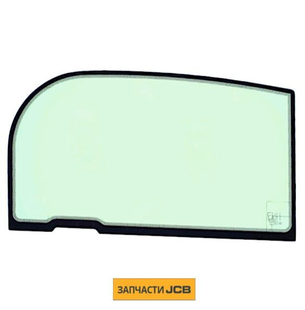 Стекло левое боковое JCB 827/80410