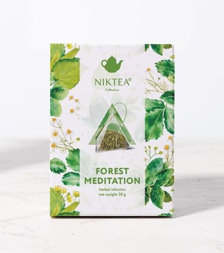 Чай в пирамидках травяной NIKTEA Forest Meditation, Niktea Лесная Медитация