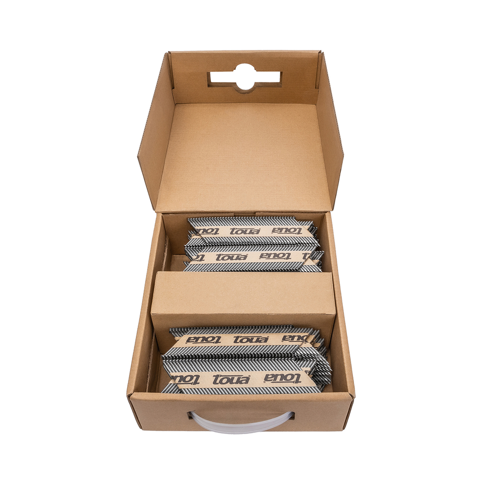 Реечные гвозди по дереву для нейлера, с кольцевой накаткой (ершеные), НЕРЖАВЕЮЩАЯ СТАЛЬ, Toua 50/63/75 мм