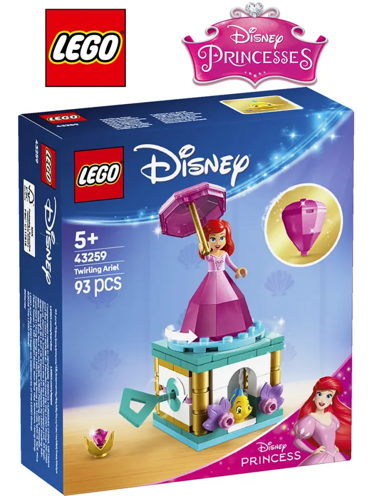 Конструктор Disney 43259 Вращающаяся Ариэль