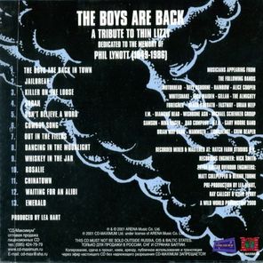 Сборник / The Boys Are Back - A Tribute To Thin Lizzy (RU)(CD)