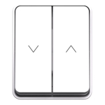 ATLASDESIGN PROFI IP54 О/У 2-клавишный ВЫКЛЮЧАТЕЛЬ ДЛЯ ЖАЛЮЗИ, сх.4, 10А, БЕЛЫЙ