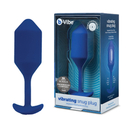 b-Vibe Vibrating Snug Plug 4 - Анальная пробка с вибрацией