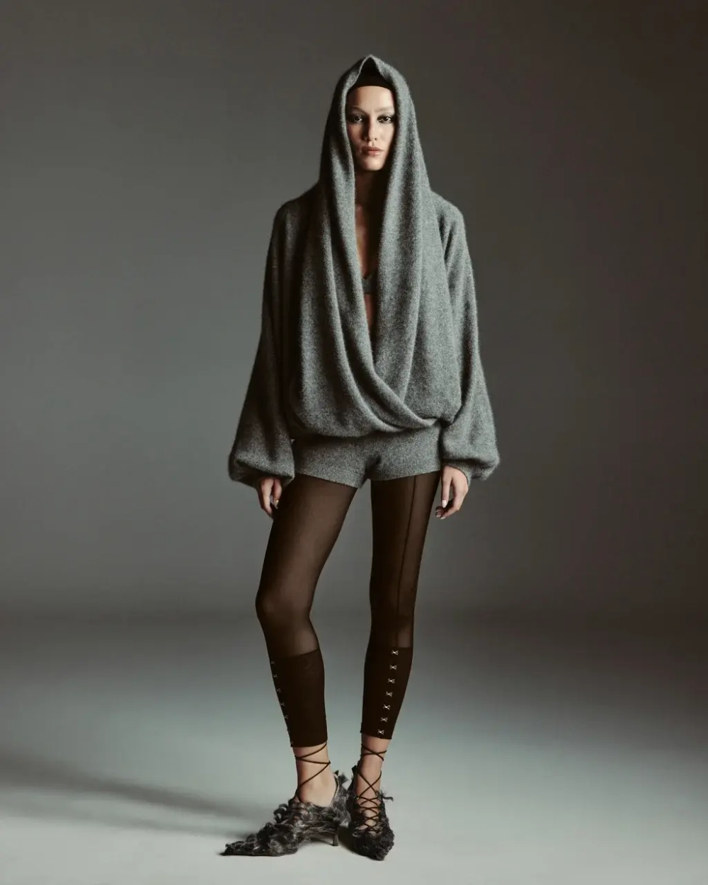 Лосины декоративные коричневые