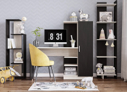 Стол компьютерный Бейсик, венге/лоредо