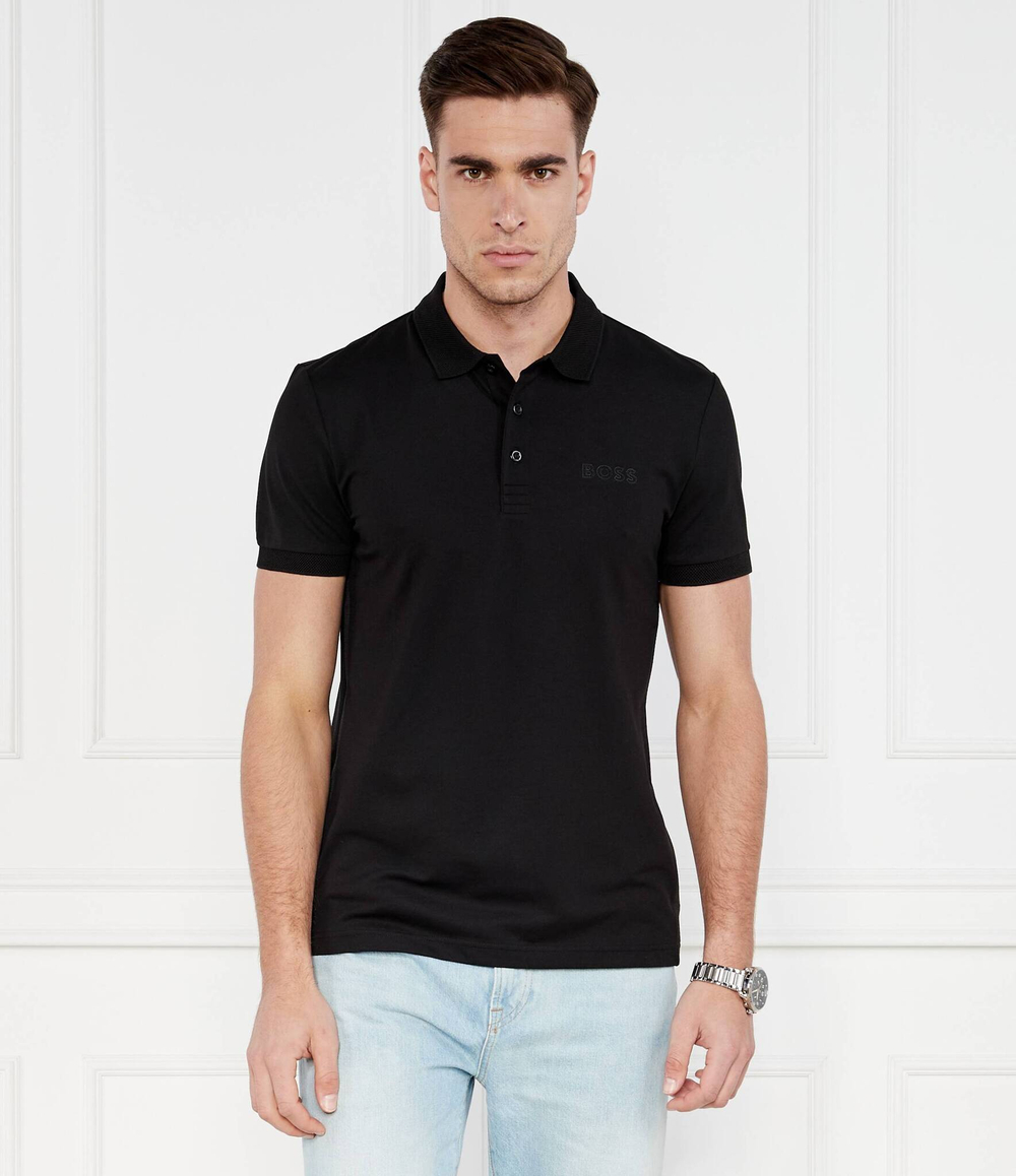 Поло Поло Paule BOSS GREEN - черный(50512789)