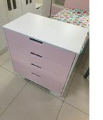 Комод дет.Облако с 4-мя ящиками МДФ софт интегрированные ручки