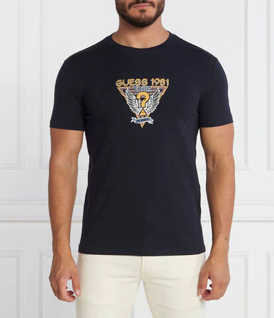 Футболка SS CN GUESS WINGS LOGO TEE GUESS - темно-синий(M3BI30 J1314)
