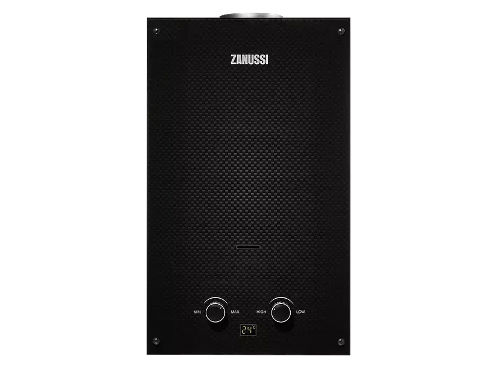 Водонагреватель газовый Zanussi GWH 10 Fonte Glass Carbon НС-1194436