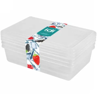 Набор контейнеров для заморозки 3шт 0,75л «Asti»