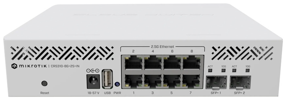 Коммутатор MikroTik CRS310-8G+2S+IN