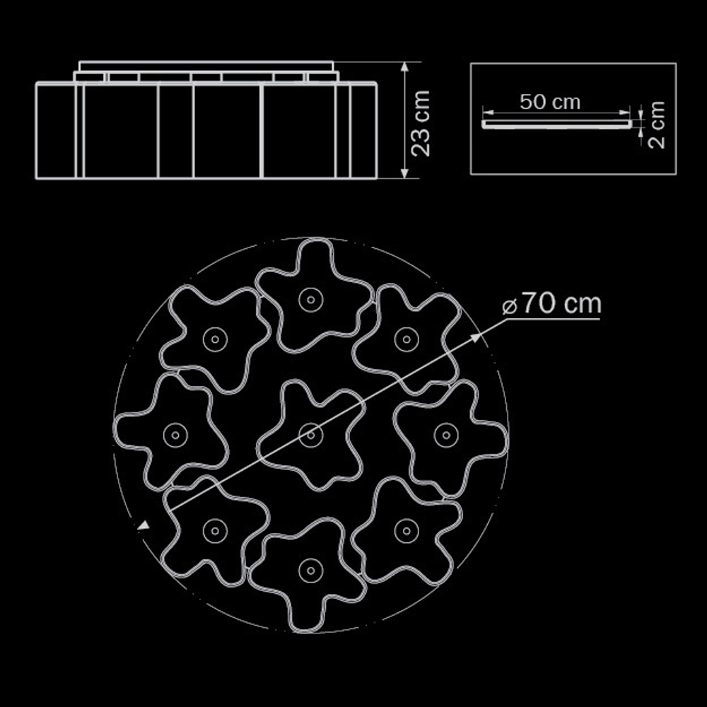 Накладная люстра Lightstar 802090