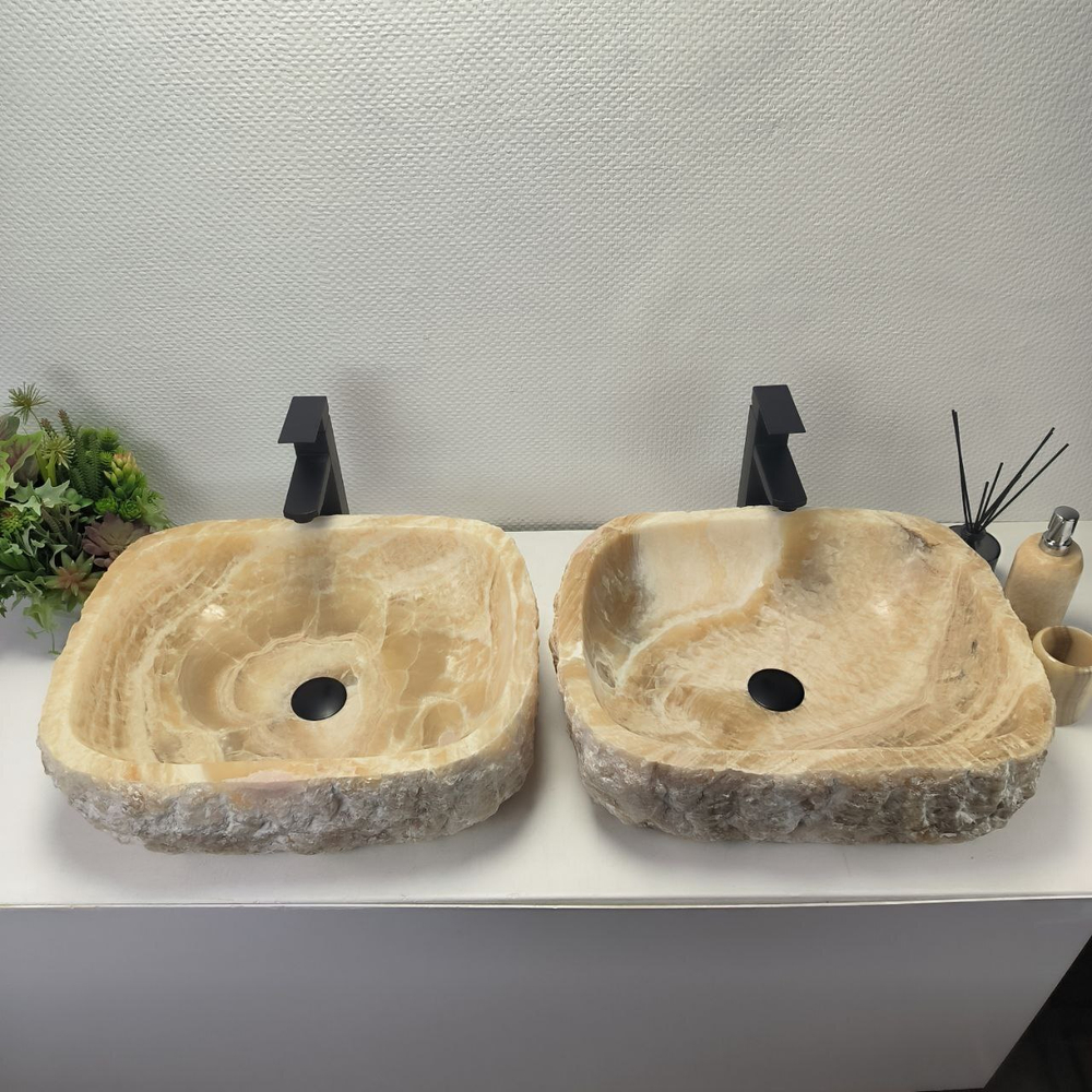 Раковина из оникса Erozy Yellow EO-62626 51*44*15 0099