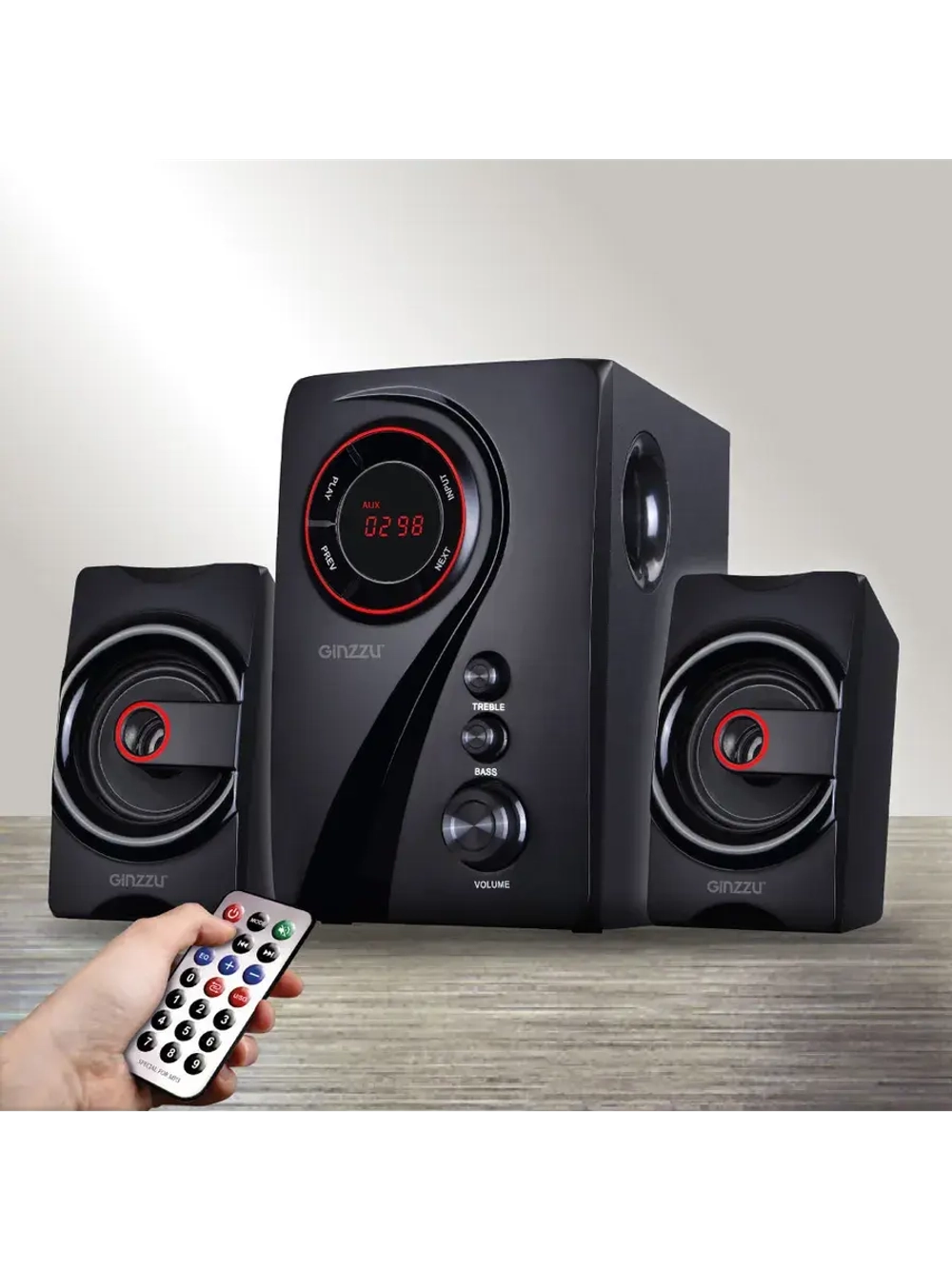 Акустическая система 2.1 с Bluetooth GM-406 Ginzzu