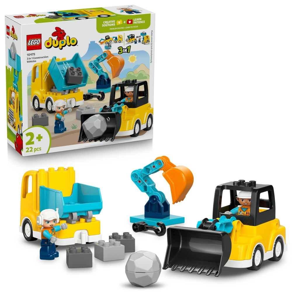 LEGO DUPLO - Строительные машины 3 в 1 10475
