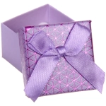 Коробка подарочная «Абстракция» 5*5*3,5 см, Фиолетовый