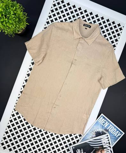 Льняная рубашка Zegna