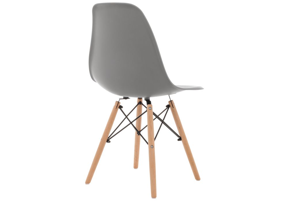 Пластиковый стул Eames PC-015 серый