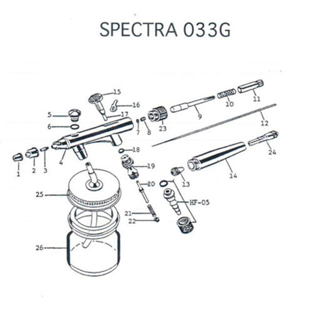 Устройство аэрограф RichPen  033G