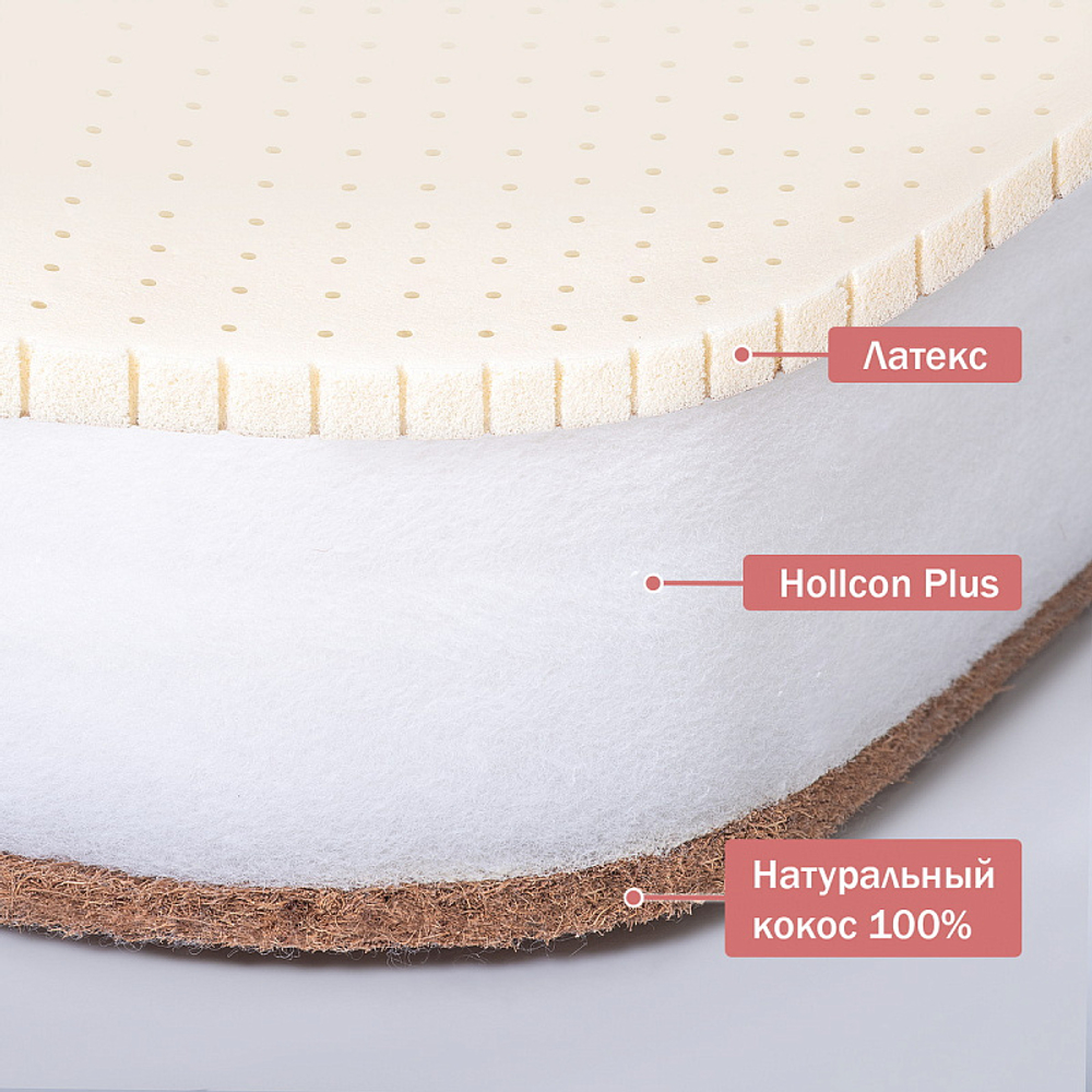 Матрас ортопедический Terra с латексом 100х70х12см Aloe Vera