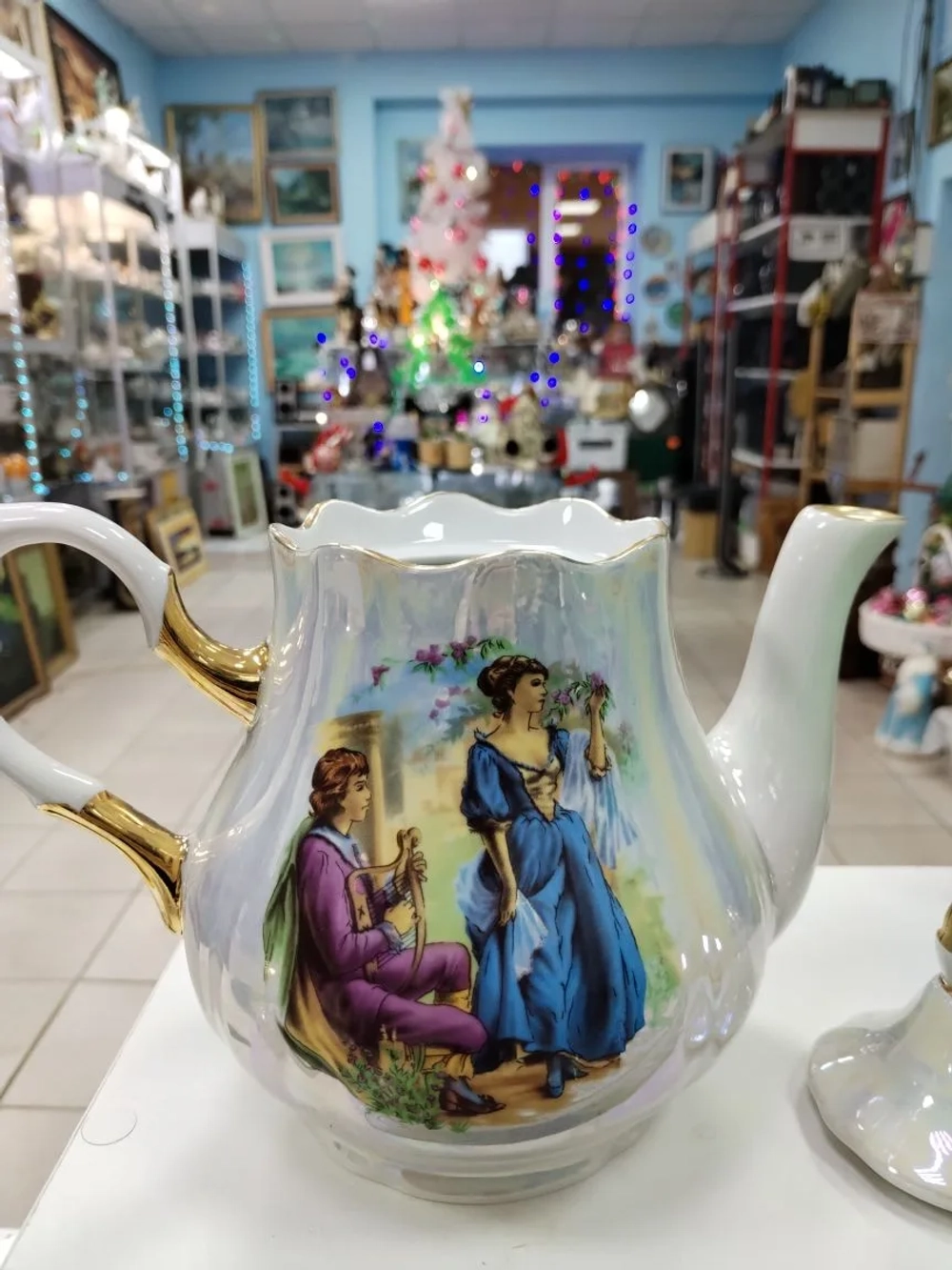 Чайник и сахарница Добруш.Мадонна