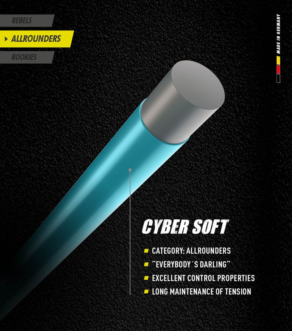 Теннисные струны Topspin Cyber Soft (220m) - turquoise