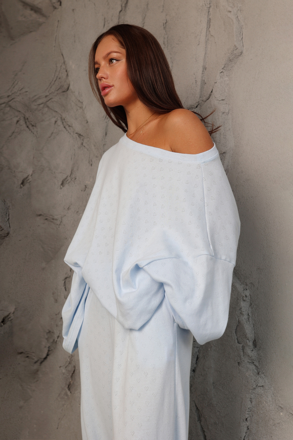 Лонгслив OVER из трикотажа