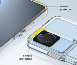 Защитный чехол для Xiaomi Poco F4, увеличенные защитные свойства, мягкий отклик кнопок