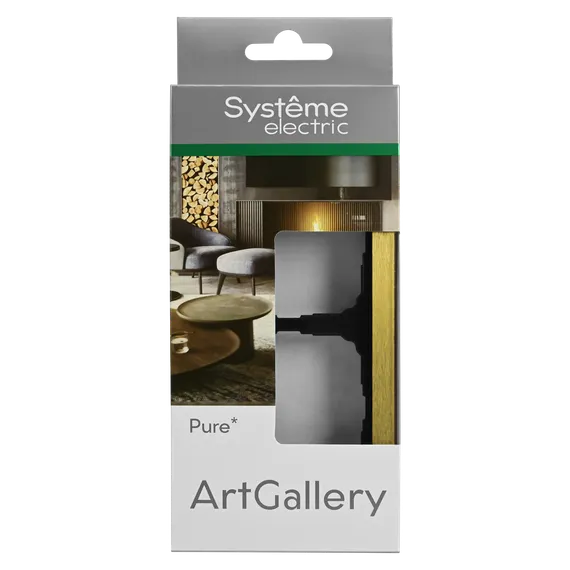 Рамка 2-м ArtGallery Pure метал. зол. SE GAL312402