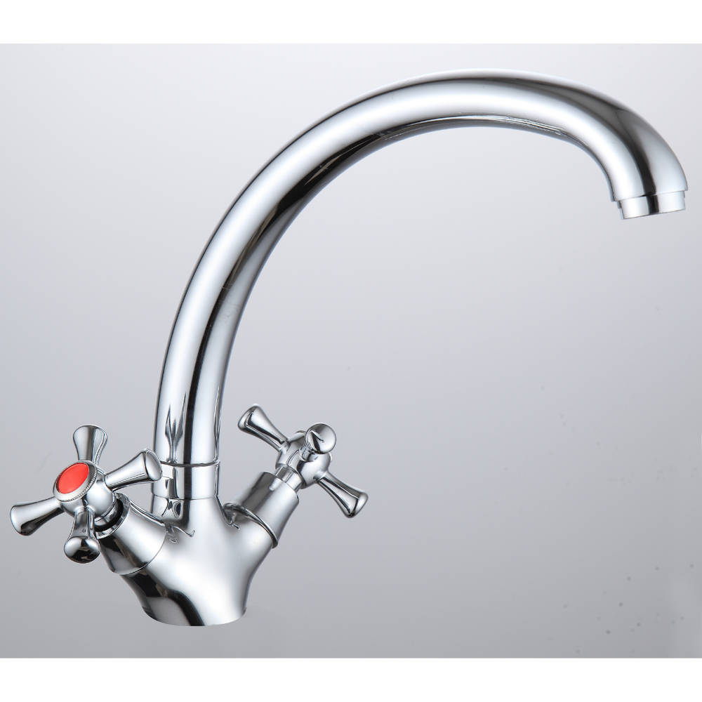 Смеситель кухня R5813F-1 Rainsberg  елочка 1/2 м/к гайка хром