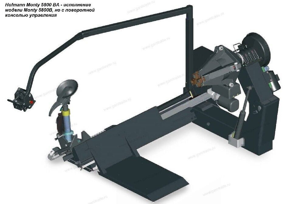 Шиномонтажный станок для колес грузовых автомобилей тракторов и спецтехники до 58 дюймов Monty 5800BA Hofmann