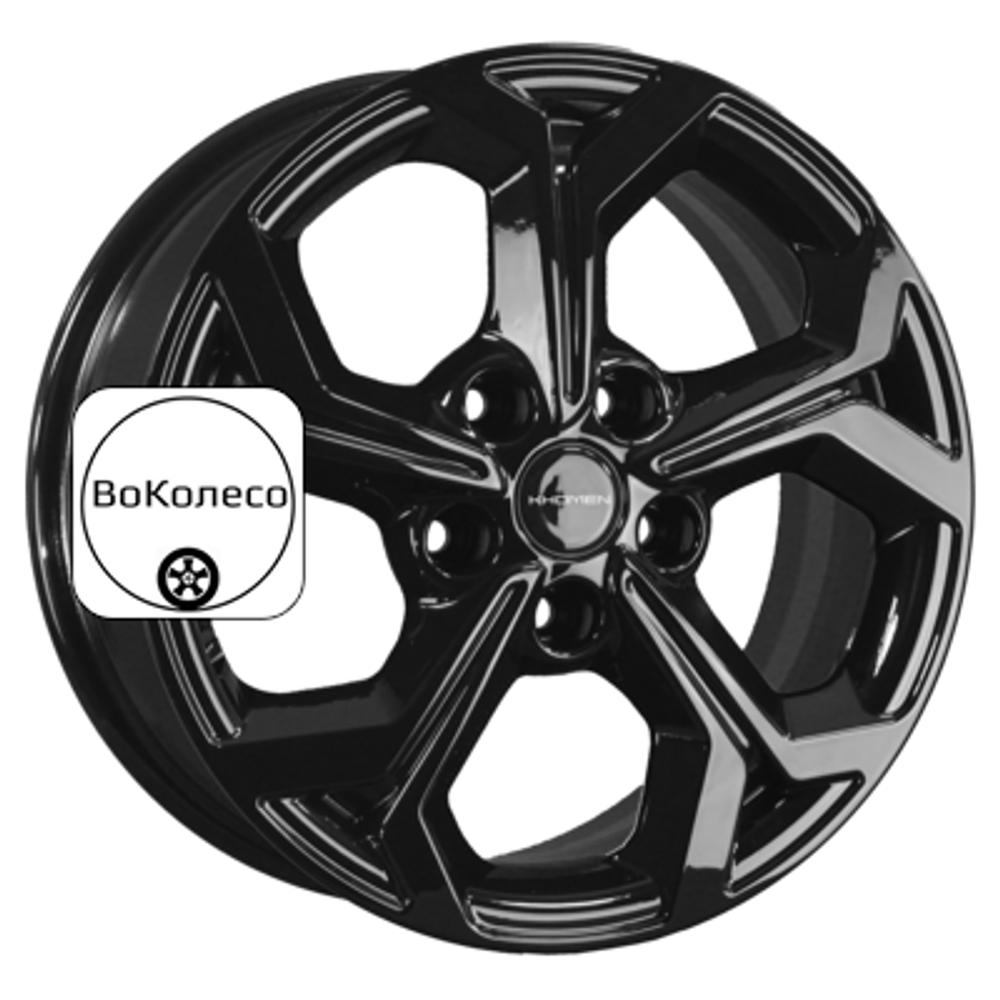 6,5x16/5x114,3 ET46 D67,1 KHW1606 (Mitsubishi) Black Khomen Wheels