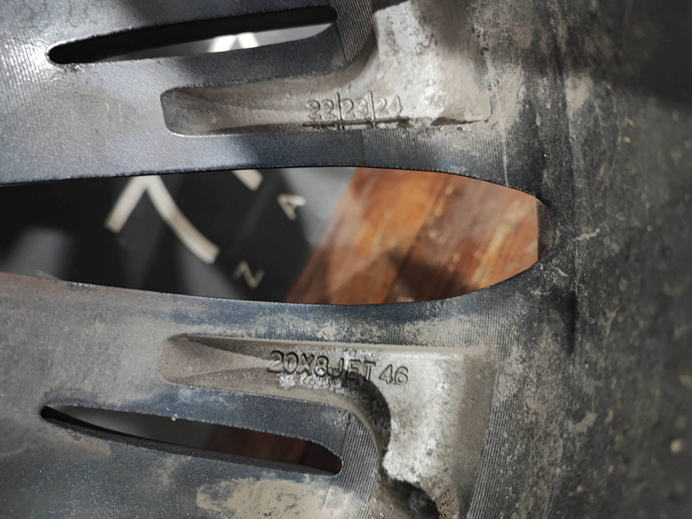 Диск колесный литой R20 Geely Tugella 19-нв Б/У Оригинал 6600007397