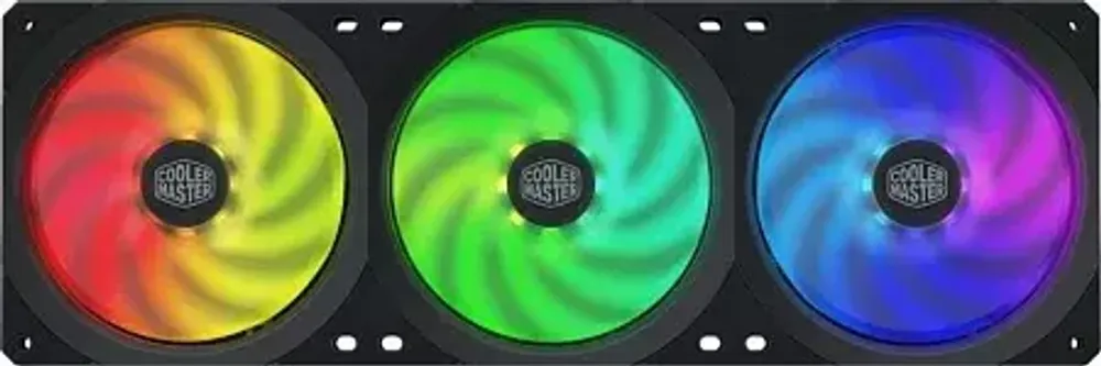 Вентилятор для корпуса CoolerMaster MasterFan SF360R 3x120mm 4 pin RGB MFX-B2D3-18NPA-R1