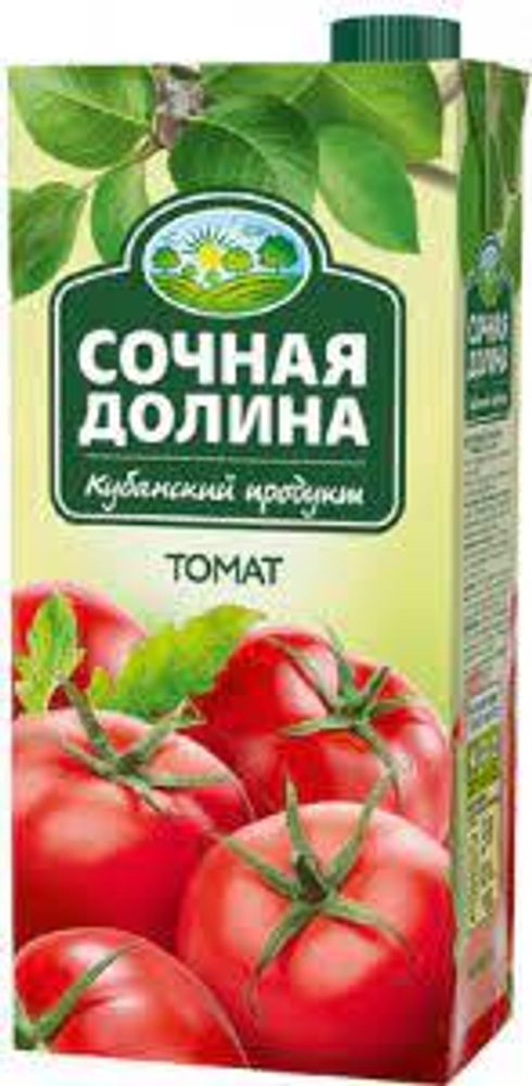 Нектар Сочная долина, томат, 0,95 л