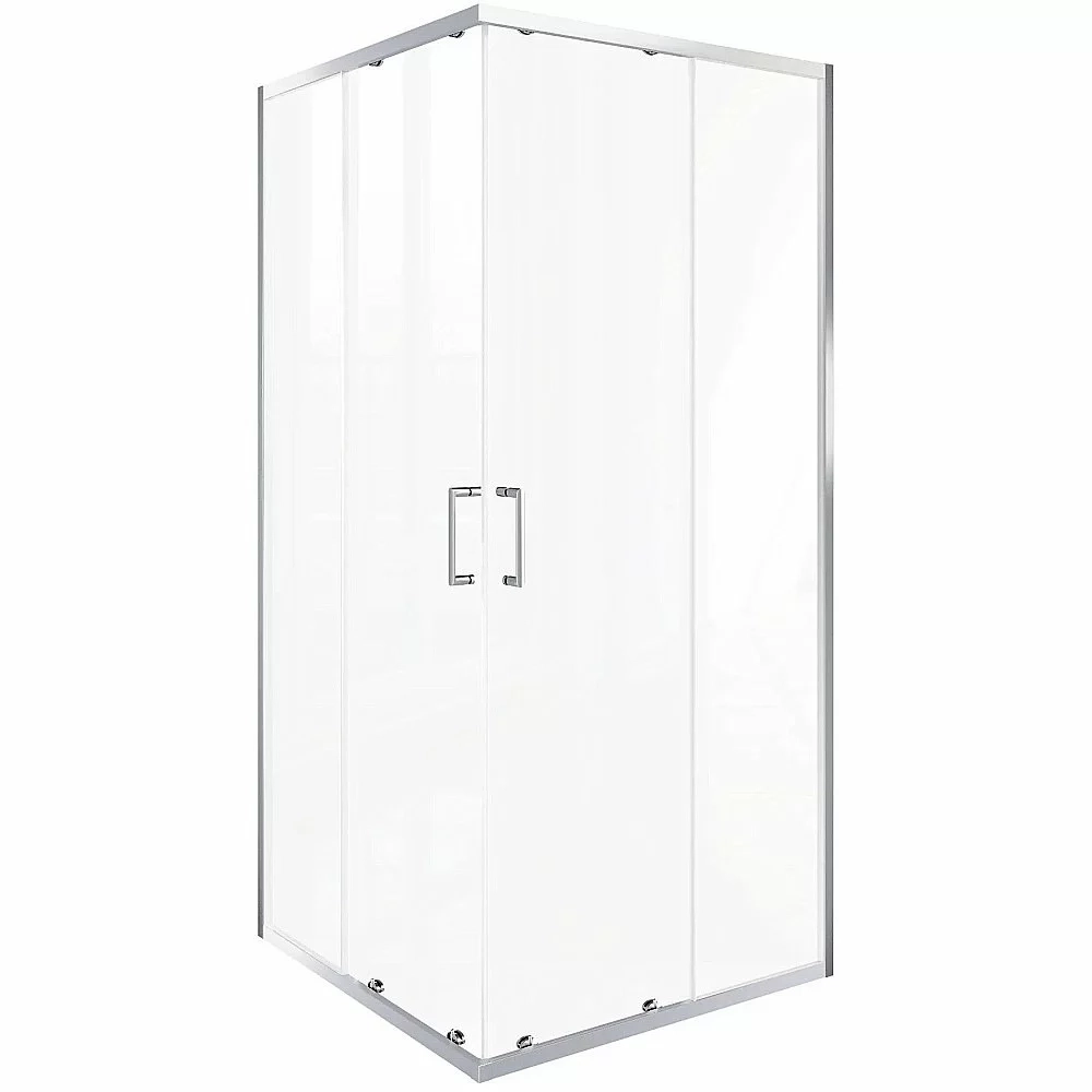 Душевой уголок Good Door Lite 90х90 ЛТ00005 стекло прозрачное/профиль хром