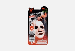 Elizavecca Тканевая маска для лица КРАСНЫЙ ЖЕНЬШЕНЬ Red gInseng Deep Power Ringer Mask Pack