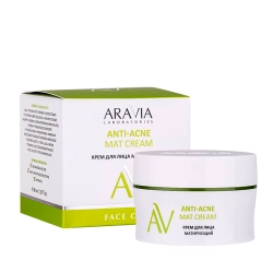 Крем матирующий для лица / ARAVIA Laboratories Anti-Acne Mat Cream 50 мл