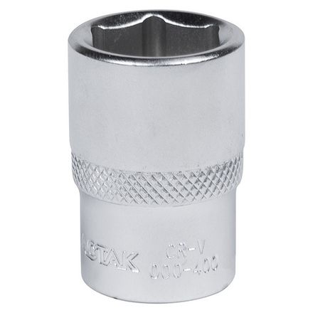 Цена на МАСТАК (000-40019) Головка торцевая стандартная шестигранная 1/2", 19 мм