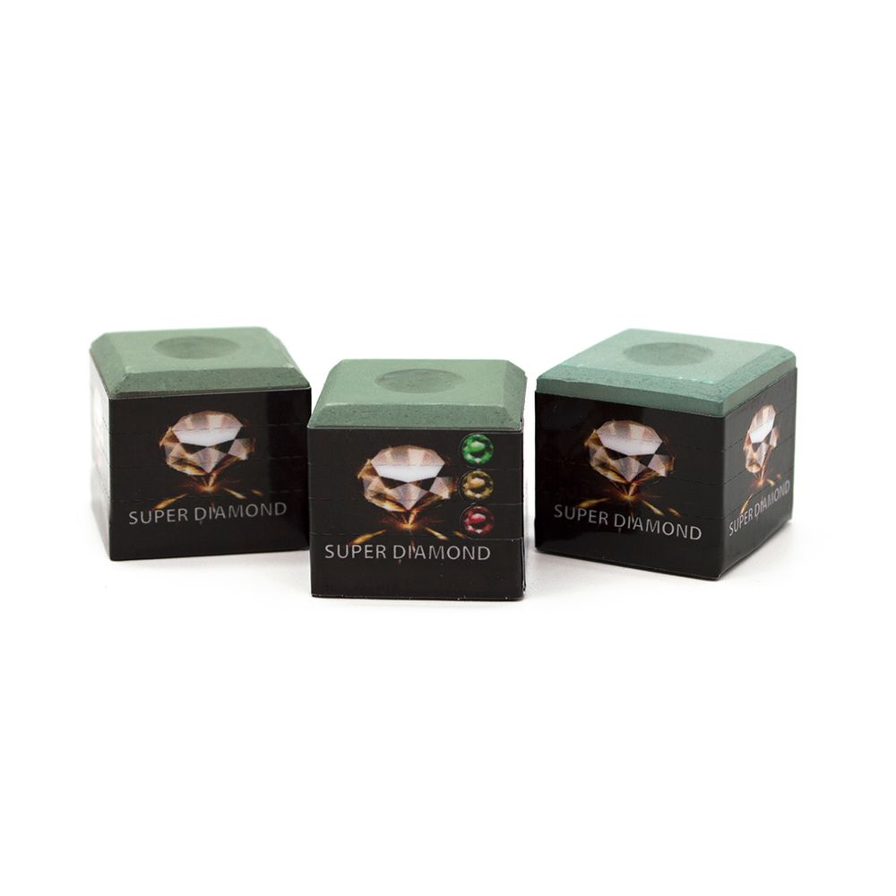 Мел &quot;Super Diamond Green&quot; (зеленый) черная коробка