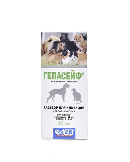 ГЕПАСЕЙФ Препарат при заболеваниях печени у собак и кошек, 10 мл