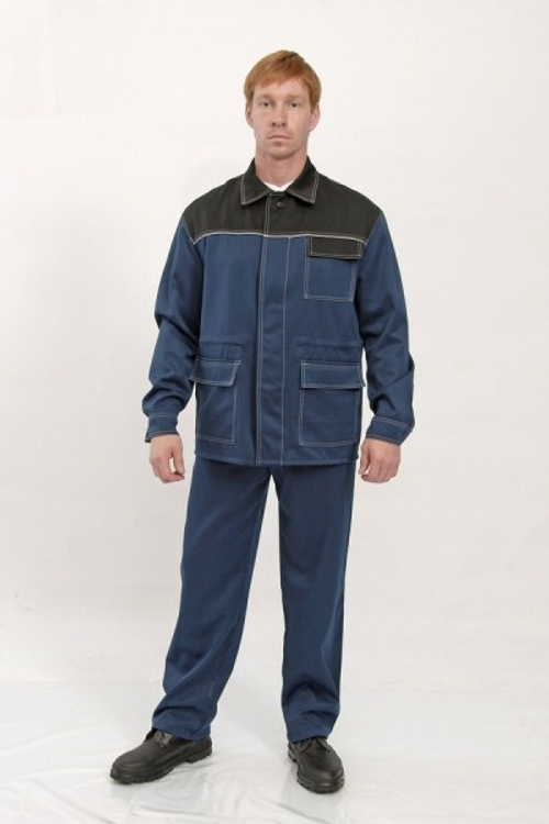 КОСТЮМ ПЕРЕДОВОЙ МУЖСКОЙ (КУРТКА+БРЮКИ) ТКАНЬ СМЕСОВАЯ