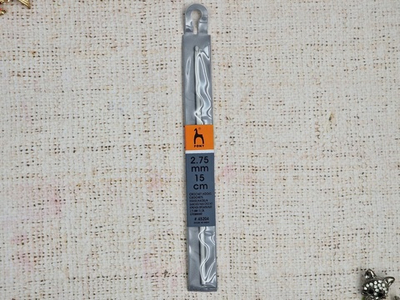 Крючок вязальный 45204 "Pony" алюминий 2,75 мм, 15 см