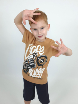 01-154-3 Комплект для мальчика (джемпер+шорты)