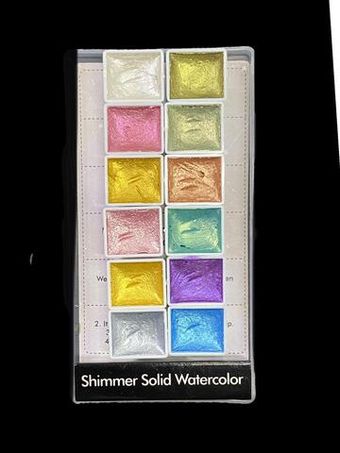 Перламутровые акварельные краски