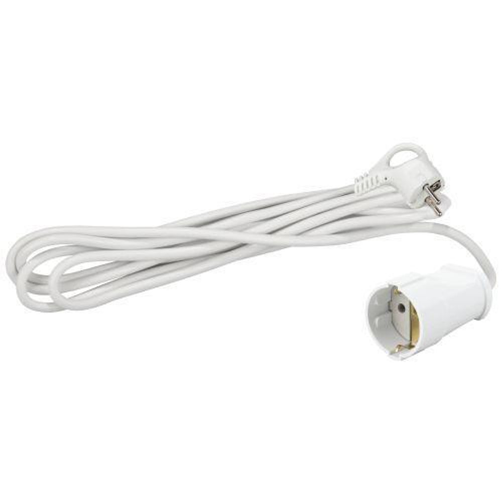 Удлинитель-шнур 1х3м с заземл. 10А IP20 UX-1е-3m ПВС 3х0.75 Эра Б0039817